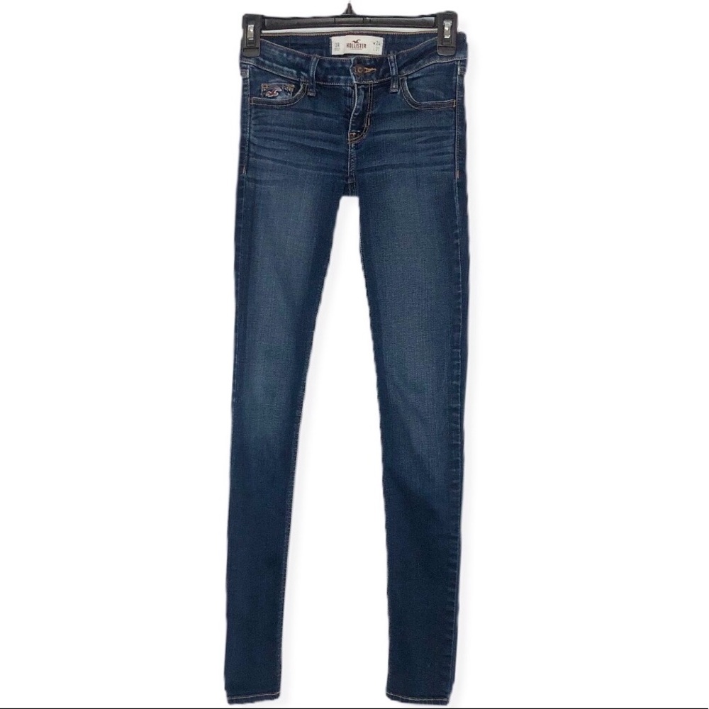 Hollister Stretch Ankle Skinny Jeggings Jeans Size: 0R 24x31